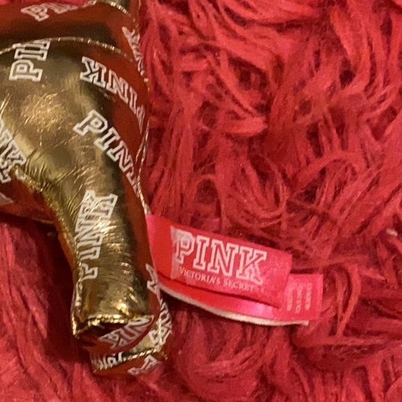 2014 “PINK” Victoria Secret gold stuffed dog - Picture 3 of 5